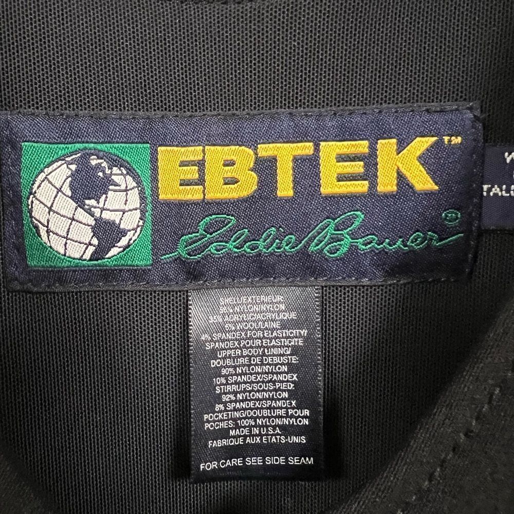 Vintage Eddie Bauer snow overalls zip up front Sz 6 - Picture 8 of 9